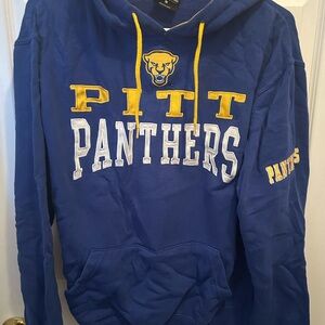 Colosseum Blue and Gold Pitt Panthers Hoodie
